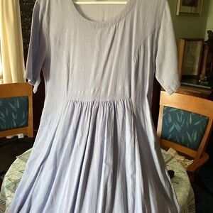 SALE! CMC long cotton dress, lilac, marked Small but runs large